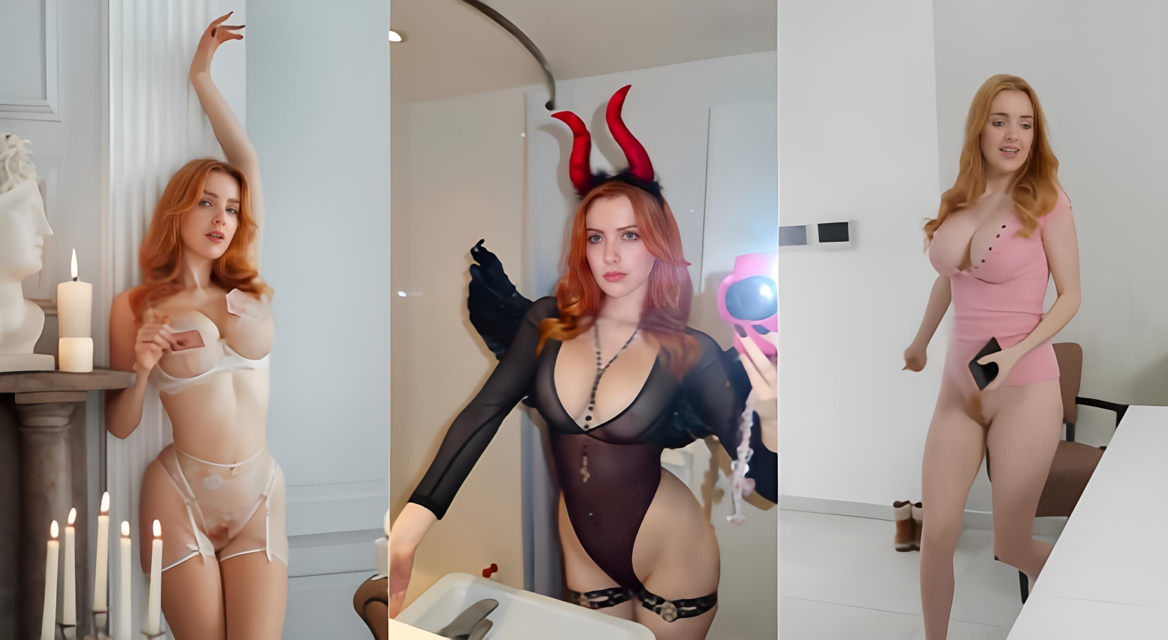 巨乳御姐早上开色播被人撞见 Scarlett Jones